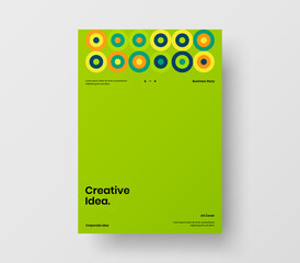 Vertical corporate identity A4 report cover. Abstract geometric vector business presentation design layout. Amazing company front page illustration brochure template.