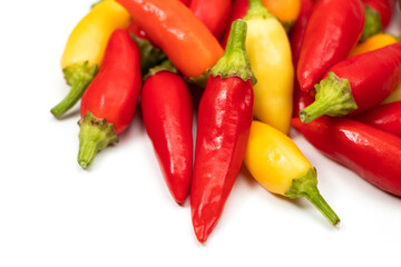 a colorful mix of the freshest and hottest chili peppers