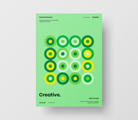 Vertical corporate identity A4 report cover. Abstract geometric vector business presentation design layout. Amazing company front page illustration brochure template.