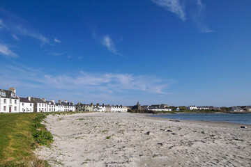 Fototapeta na wymiar The beach in Port Ellen on the Isle of Islay.