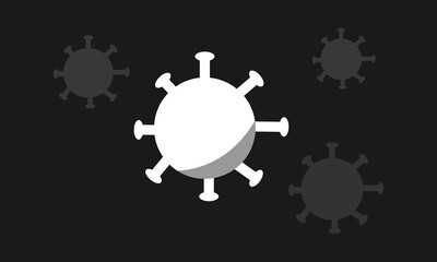Corona virus,  this illustration graphic of corona virus is very suitable for use of content about covid - 19 or something else about covid - 19