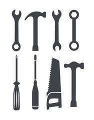 Service and repairing tools vector icon