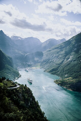 Fototapeta na wymiar Norway adventure and landscape