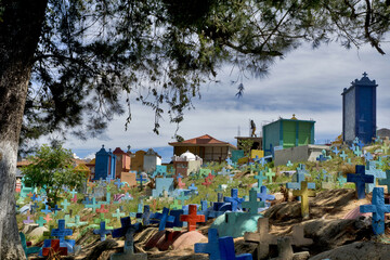 Chichicastenango, Guatemala, the most colorful cemetery in the world