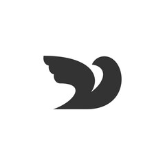 Dove, a symbol of peace and purity. The biblical symbol of the Holy Spirit.