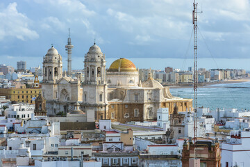Cadiz, top view. © sergunt
