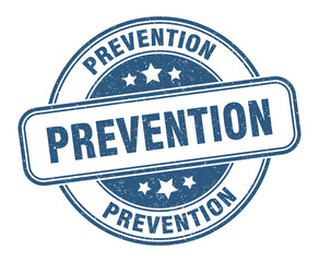 prevention stamp. prevention label. round grunge sign