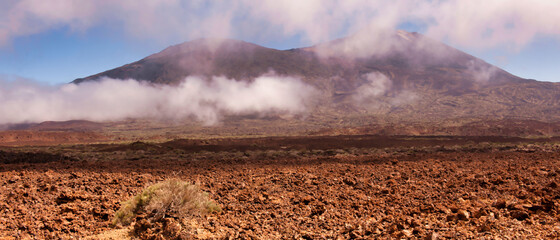 Widok na wulkan Teide. Teneryfa, Hiszpania - obrazy, fototapety, plakaty