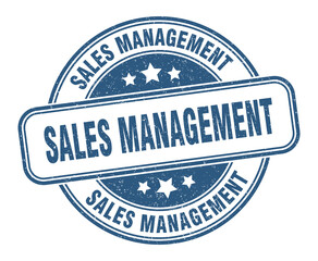 sales management stamp. sales management label. round grunge sign