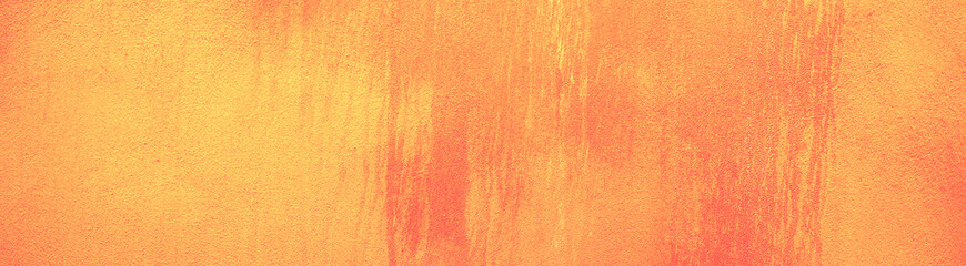 Red yellow wall background with space

