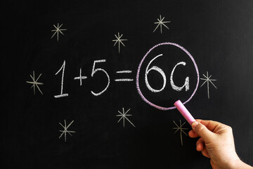 6G new wireless wifi internet connection hyperlink communication background