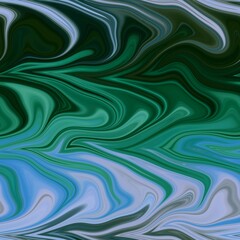 Seamless marble wet ripple wavy fluid pattern. High quality illustration. Smooth distorted liquid effect. Trendy artistic surface pattern design. Resembles hand marbled surface.