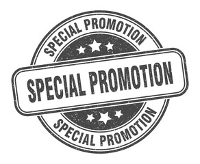 special promotion stamp. special promotion label. round grunge sign