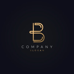 Modern Unique & Creative Letter B Logo Icon Element Templates vector.