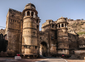 Fort Gwalior and Mans Singh Palace, India