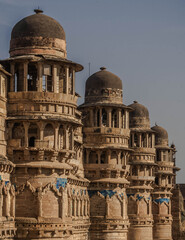 Fototapeta premium Fort Gwalior and Mans Singh Palace, India