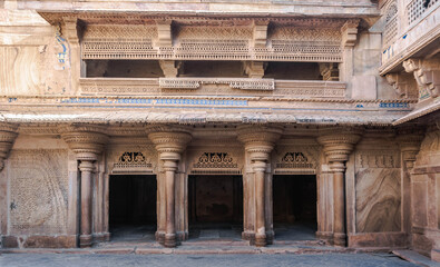 Fort Gwalior and Mans Singh Palace, India