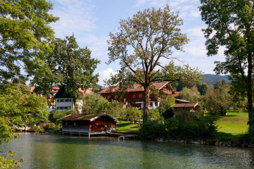 Fototapeta na wymiar Gmund am Tegernsee, Oberbayern, Bayern, Deutschland, Europa