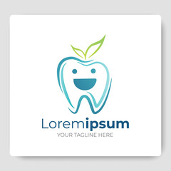 kids dental logo vector template