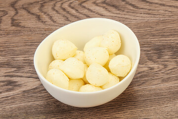 Natural tasty baby Mozarella cheese
