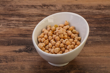 Vegan cuisine - Dry chickpea heap