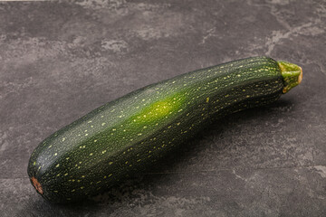Tasty young organic natural zucchini