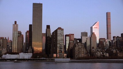 Fototapeta na wymiar manhattan buildings, new york, usa
