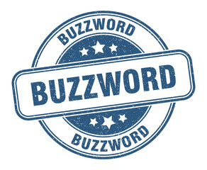 buzzword stamp. buzzword label. round grunge sign