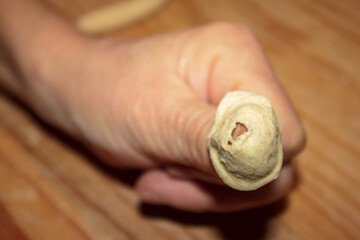 Homemade Southern Italian typical pasta 