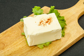 Greek traditional soft feta cheese