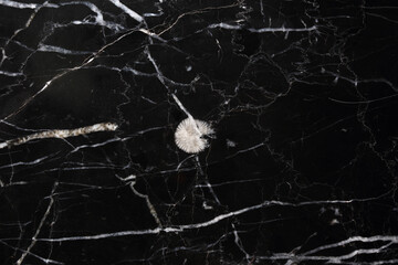 White pattern structure of black Marquina marble (high resolution) texture background for interior or product design.