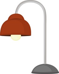 Vector illustration of desk lamp