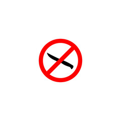 prohibition sign icon set vector symbol