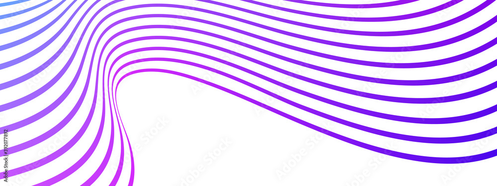 Fototapete Cover design. Design template. Creative backgrounds with abstract gradient wave lines for creating trendy banner, poster