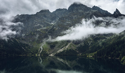 fog in the mountains
