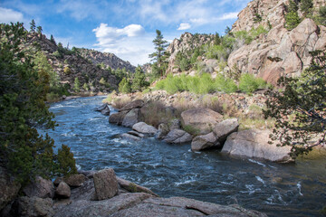 Fototapeta na wymiar Brown's Canyon Arkansas River Colorado