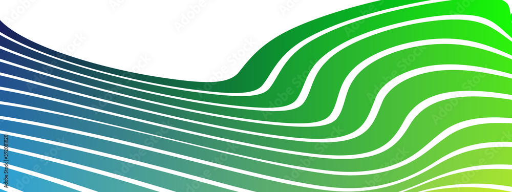 Fototapete Cover design. Design template. Creative backgrounds with abstract gradient wave lines for creating trendy banner, poster