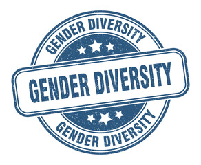 Fototapeta premium gender diversity stamp. gender diversity label. round grunge sign