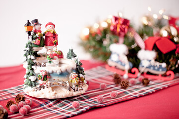 christmas mood, toy carousel