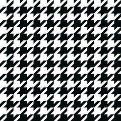 Houndstooth Fashion Seamless Pattern. Vector Repeat Background for textile design, background, wallpaper. - 392083612