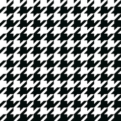 Naklejka premium Houndstooth Fashion Seamless Pattern. Vector Repeat Background for textile design, background, wallpaper.
