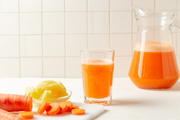 glass of orange juice