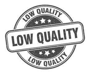 low quality stamp. low quality label. round grunge sign