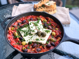 Spicy Vegan Shakshuka with Tofu