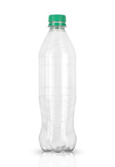 empty plastic water bottle