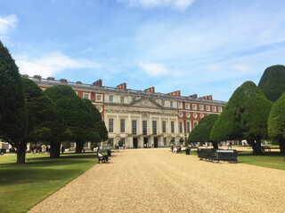garden of Hampton Court palace in Richmond, London, England, United Kingdom