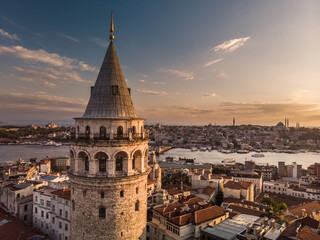 Turkey aerial drone high point view