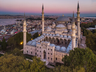 Turkey aerial drone high point view