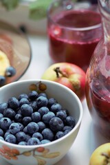 blueberries in a bowl