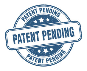 patent pending stamp. patent pending label. round grunge sign